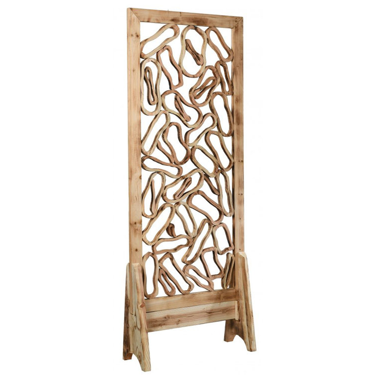 Union Rustic BillyJoe 89cm W x 210cm H Solid Wood Single Panel Room